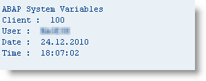 ABAP-System-Variables