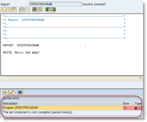 First-ABAP-Program-7